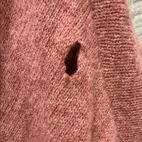 Nordstrom Women's Poncho in Rose - Picture 3 of 5
